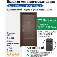 Входная металлическая дверь ДС 2  6 Нео Ш 10
