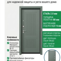 Входная металлическая дверь ДС 2  16 ФЛ 504